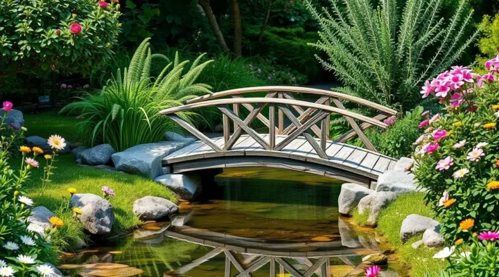 5 Segredos para Transformar Seu Jardim com Pontes Decorativas e Som Relaxante da Água