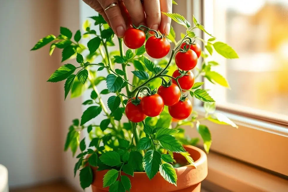 Cuidados simples para plantar tomate cereja em vaso e garantir uma colheita farta