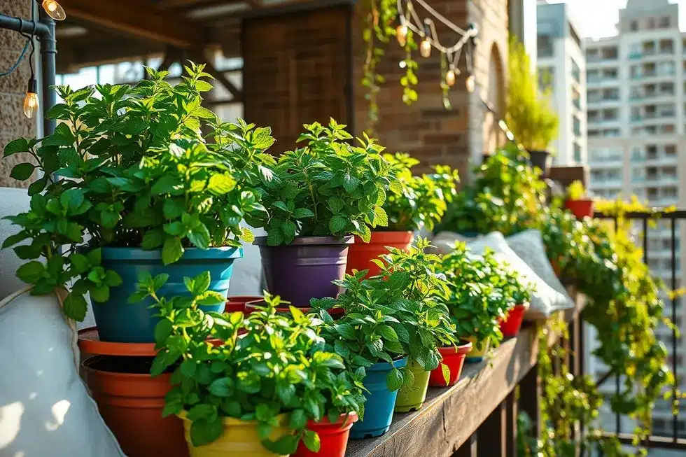 Por Que a Hortelã é a Planta Perfeita para Jardins Urbanos?
