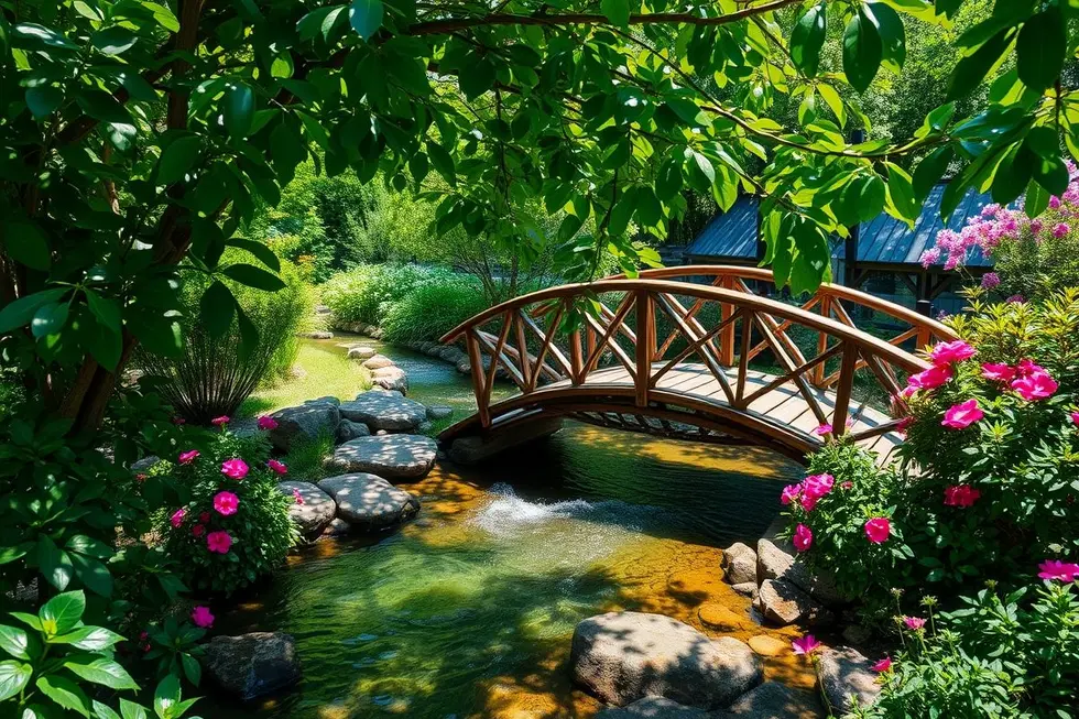 Por que as pontes decorativas são a alma do seu jardim?