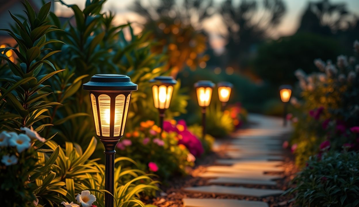 Melhores Luminárias Solares para Jardim