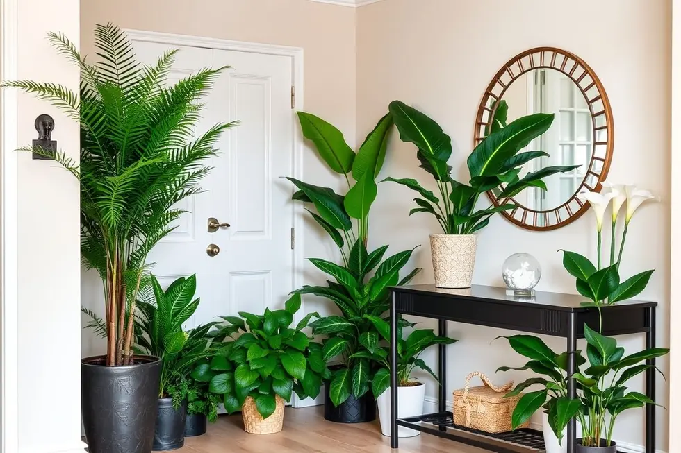 Escolha das Plantas Ideais para o Hall de Entrada