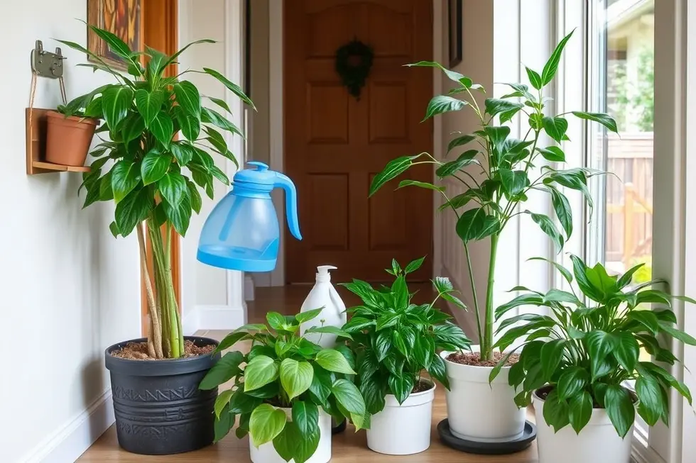Como Manter suas Plantas Saudáveis no Hall de Entrada