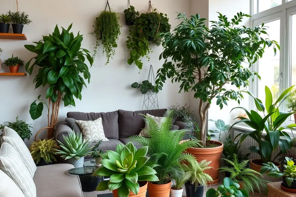 Escolhendo as Plantas Certas para Sua Sala de Estar