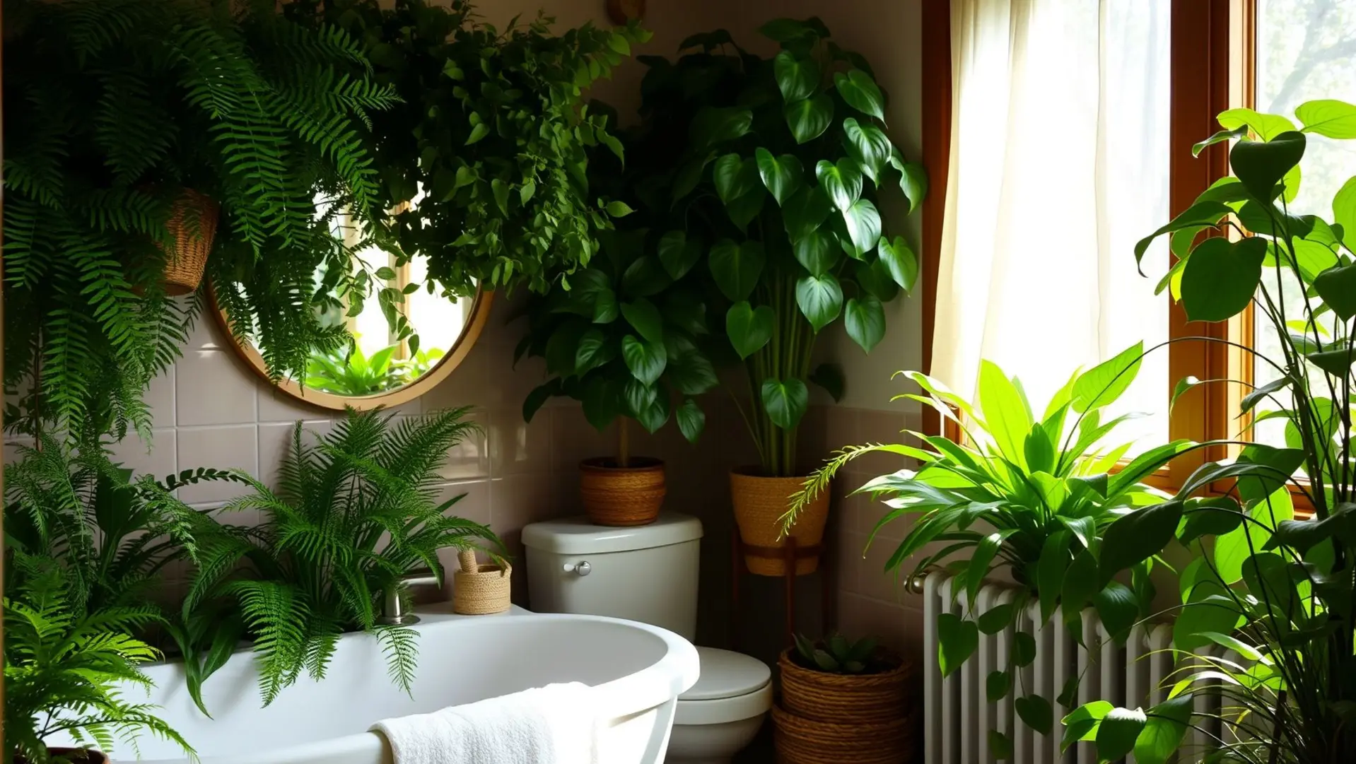 Transforme seu banheiro: As melhores plantas para um ambiente relaxante