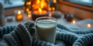 Copo de leite decorando um canto aconchegante da casa no inverno.