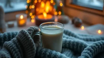 Copo de leite decorando um canto aconchegante da casa no inverno.