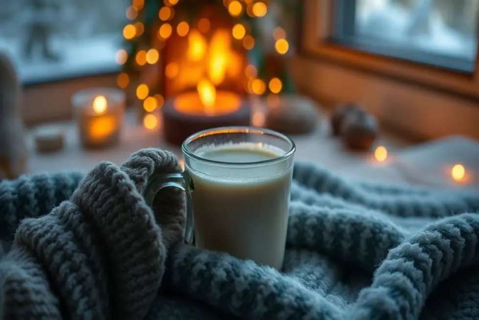 Copo de leite decorando um canto aconchegante da casa no inverno.