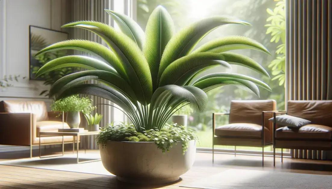 Cuidar da palmeira-ráfis