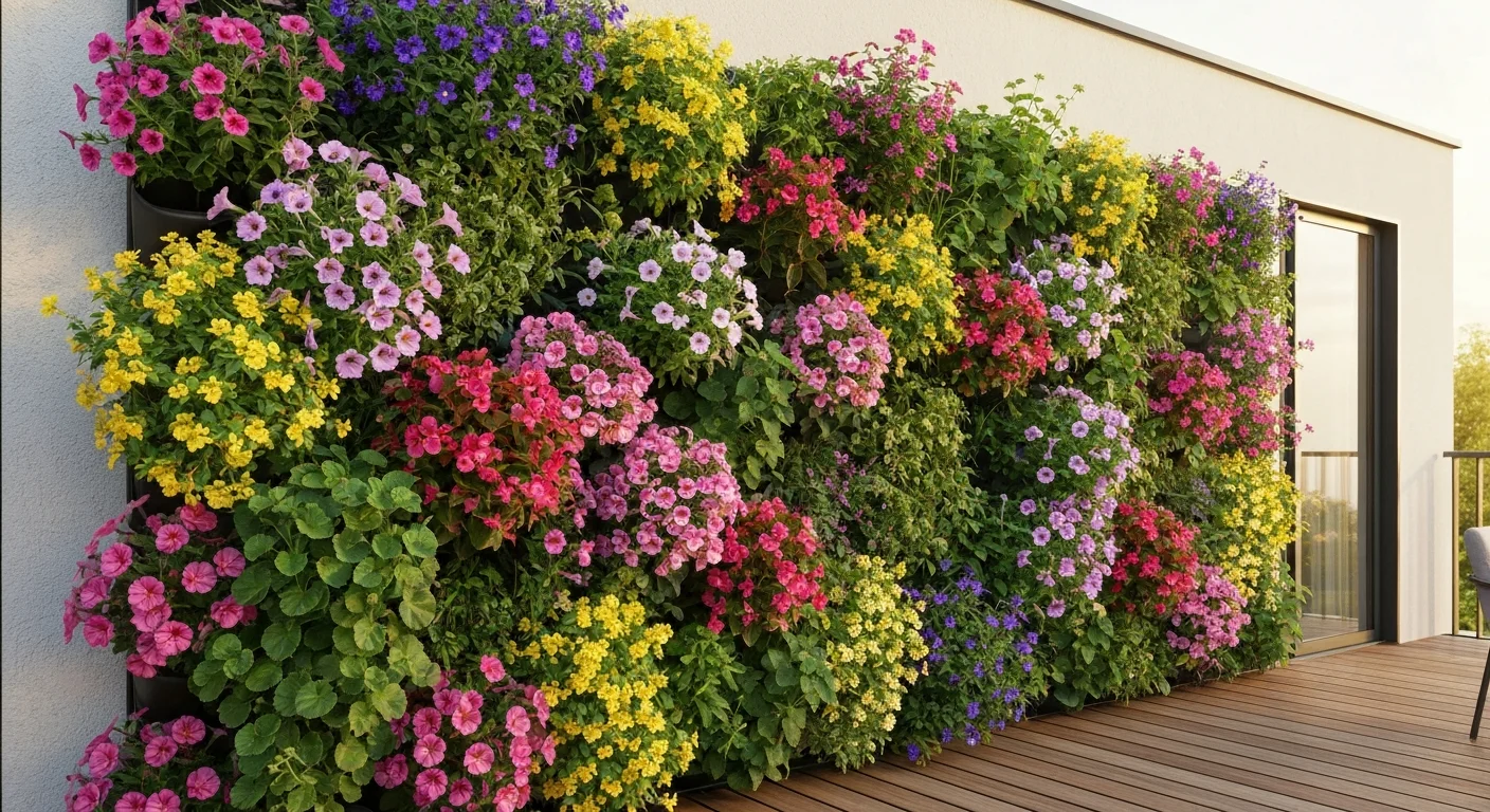 Melhores Flores para Jardim Vertical: Guia Completo com 13 Opções Incríveis