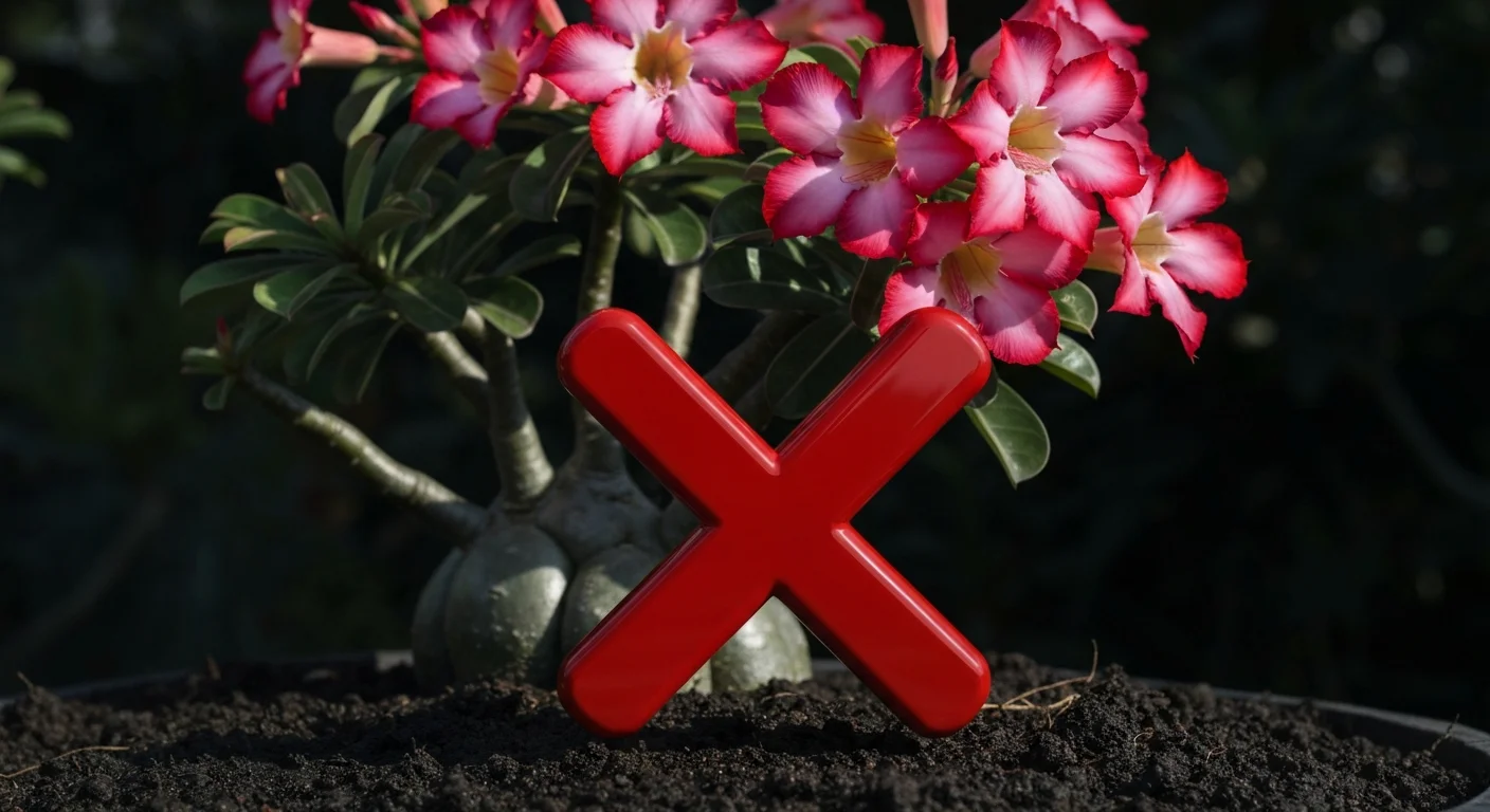 10 coisas que você NUNCA deve fazer com sua Rosa do Deserto