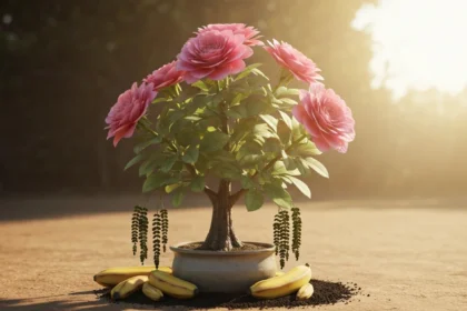 Adubo caseiro para rosas do deserto