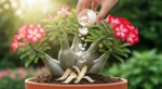 Sua Rosa do Deserto não floresce? 5 Adubos Caseiros que Fazem sua Planta Crescer 3x Mais Rápido e Explodir em Flores