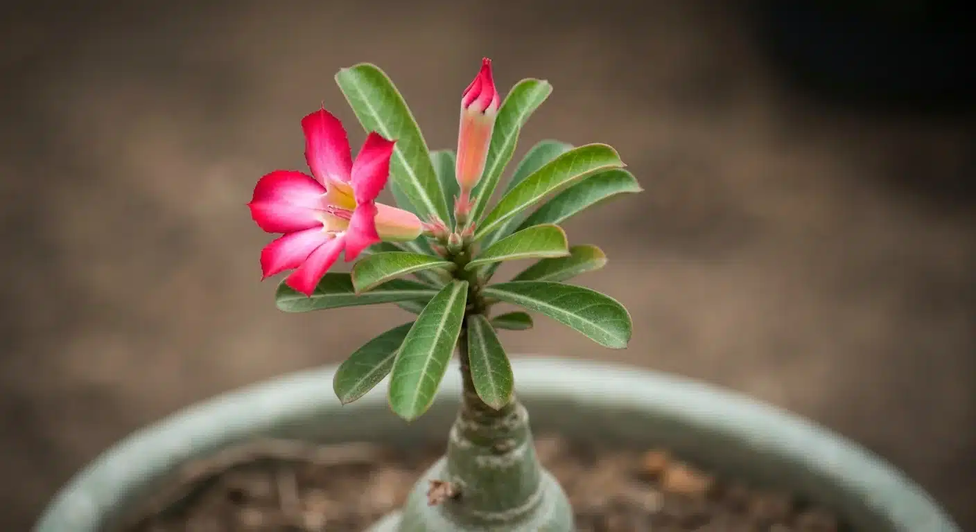 O Erro Fatal na Rega que Deixa sua Rosa do Deserto Murcha e Sem Galhos: Descubra Como Evitar!