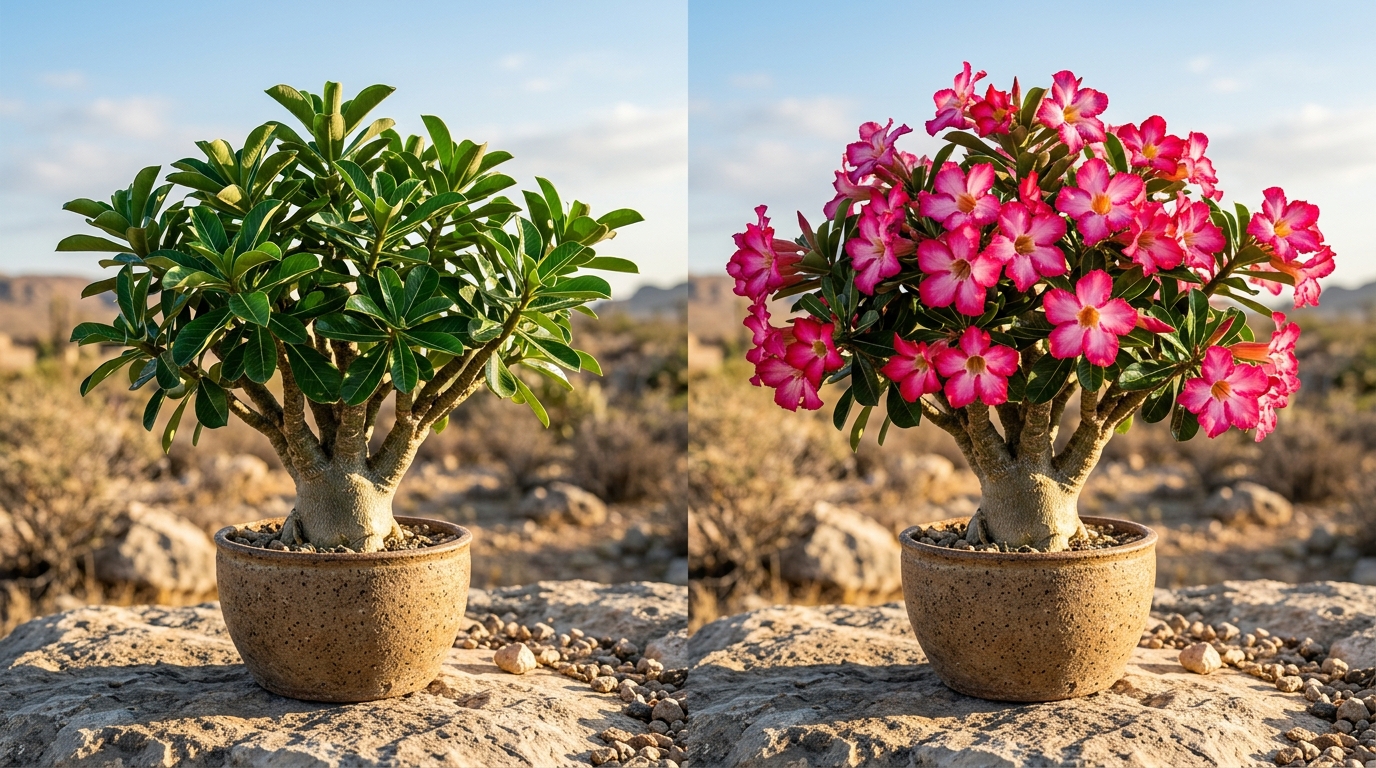 Especialistas Revelam Por Que Algumas Rosas do Deserto Nunca Florescem